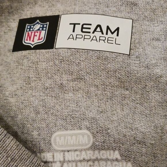 NFL Pittsburgh Steelers Shirt Gray Crew Neck Short Sleeve Graphic T Shirt - Picture 6 of 7